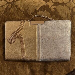 Millie Gold and Silver Chain Clutch